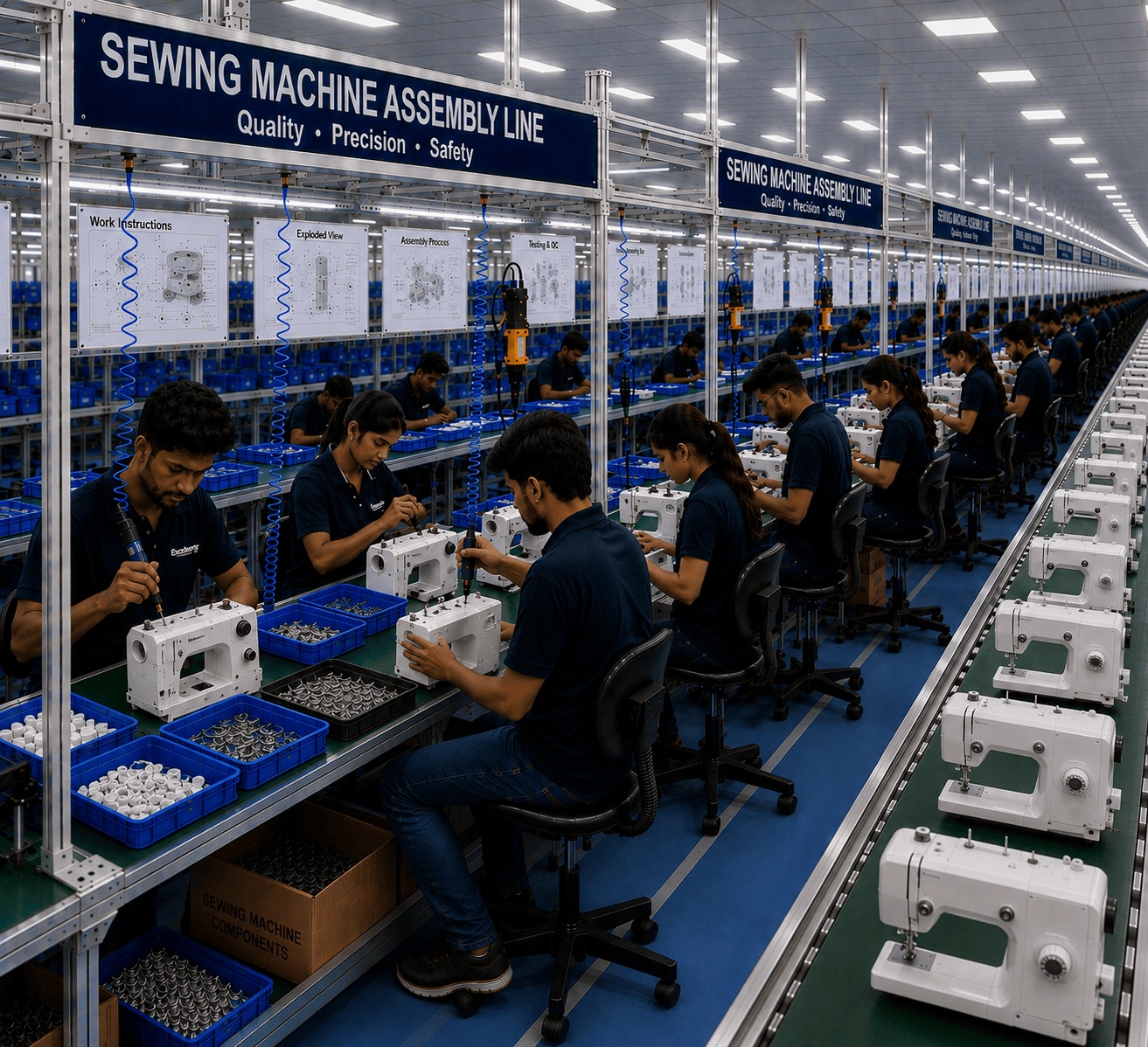 Sewing Machine Assembling Service